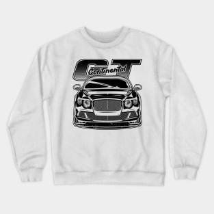 Continental GT - Black Print Crewneck Sweatshirt